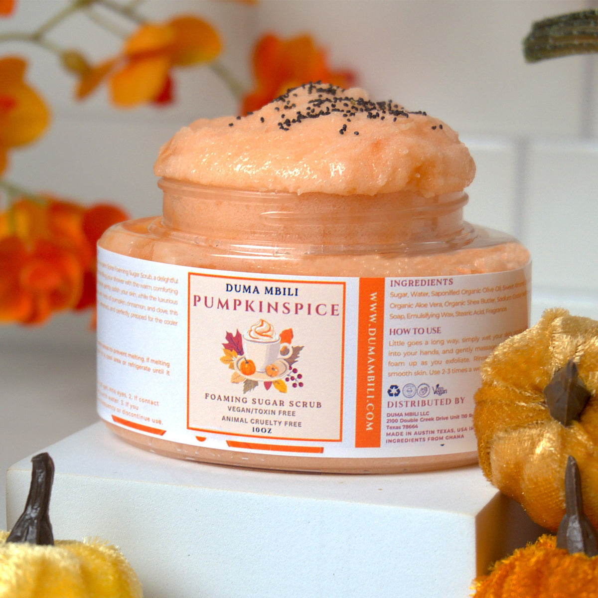 Pumpkin Spice Foaming Body Scrub-Pumpkin Spice Foaming Body Scrub