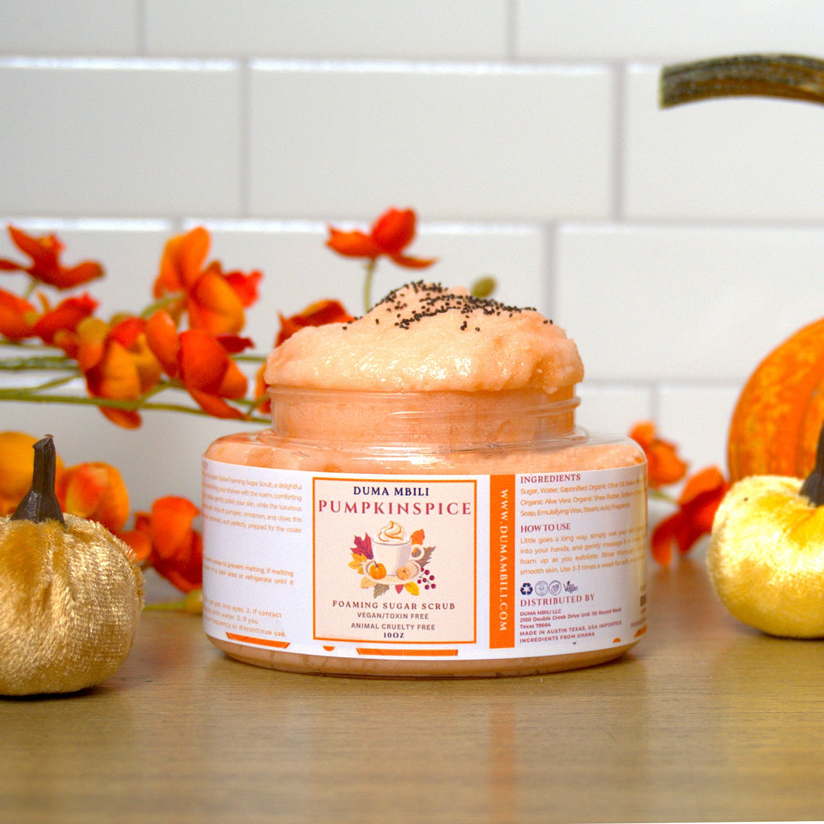 Pumpkin Spice Foaming Body Scrub-Pumpkin Spice Foaming Body Scrub