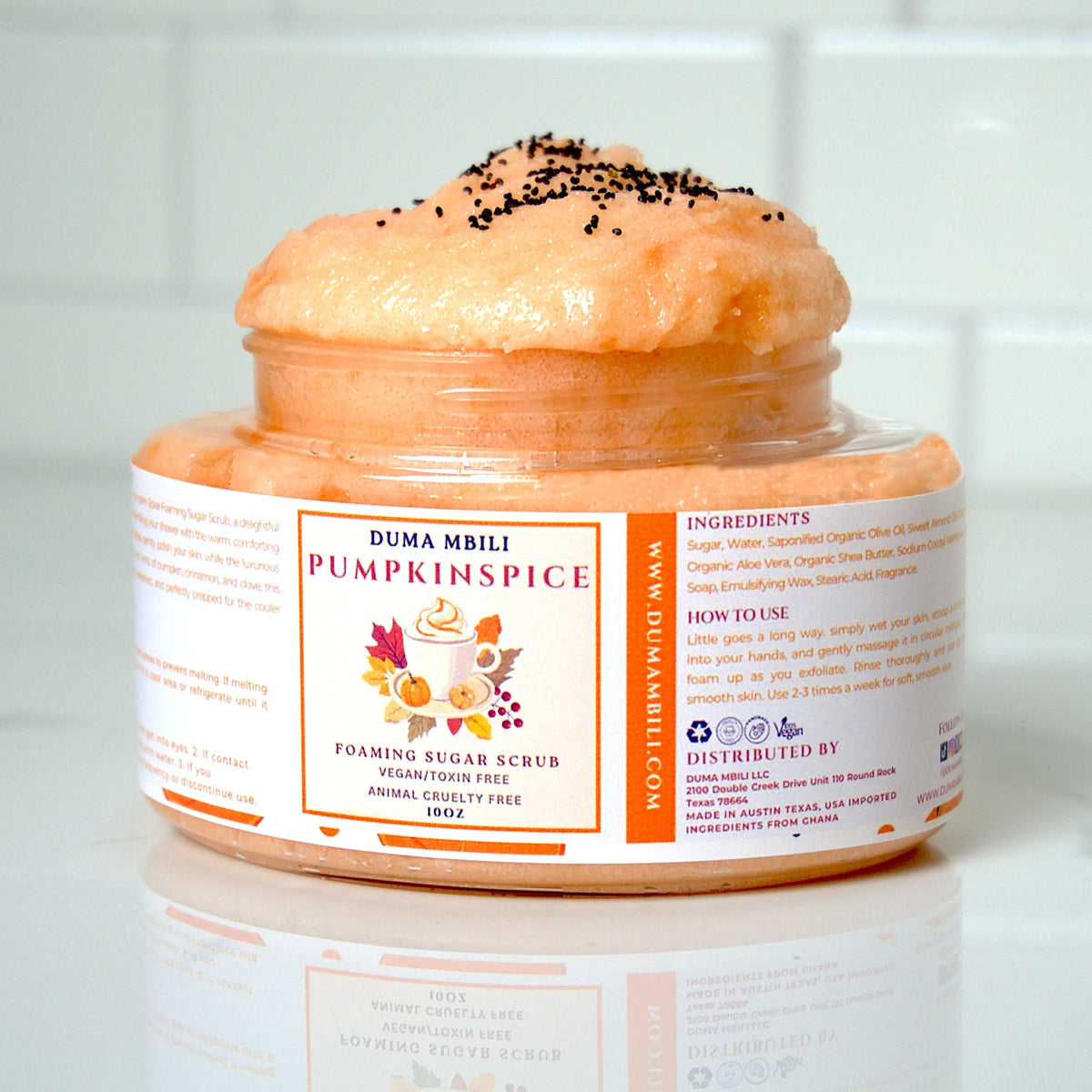 Pumpkin Spice Foaming Body Scrub-Pumpkin Spice Foaming Body Scrub