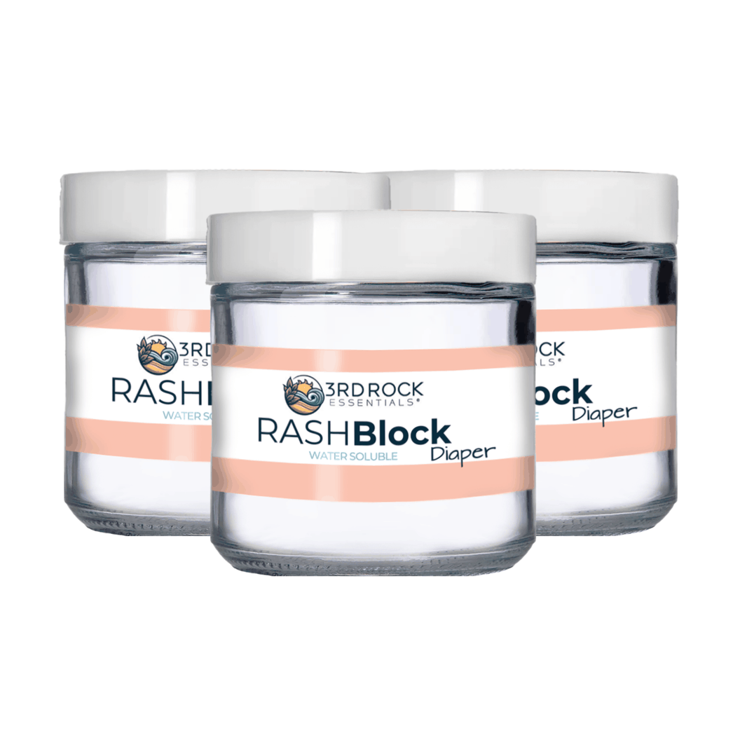 RASHBlock® Diaper 75ppm Silver Diaper Care Ointment - Water Soluble 3 oz-RASHBlock® Diaper 75ppm Silver Diaper Care Ointment - Water Soluble 3 oz