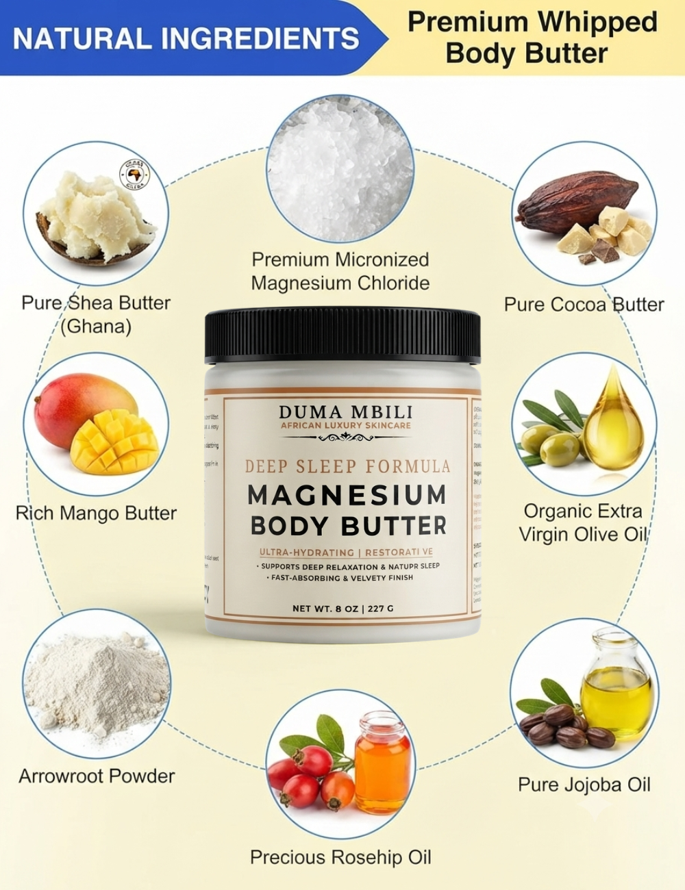 Duma Mbili Deep Sleep Magnesium Body Butter-Duma Mbili Deep Sleep Magnesium Body Butter