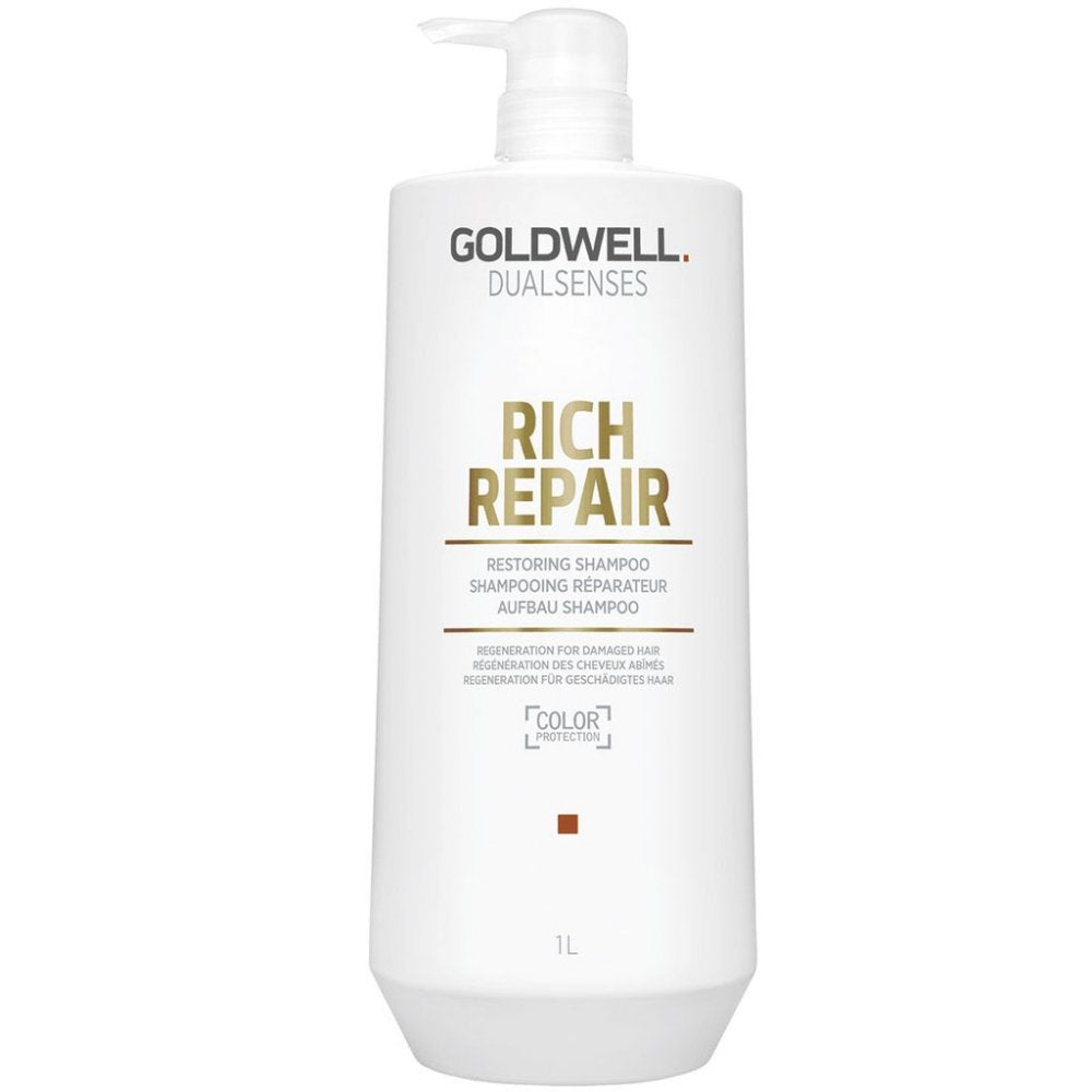 Goldwell DualSenses Rich Repair Restoring Shampoo 10.1 oz-Goldwell DualSenses Rich Repair Restoring Shampoo 10.1 oz