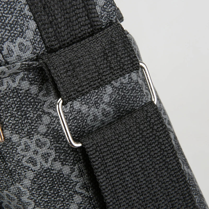 Mens Crossbody Bag With Multi Layer Design For Travel And Daily Commute Water Resistant Oxford Material-Mens Crossbody Bag With Multi Layer Design For Travel And Daily Commute Water Resistant Oxford Material