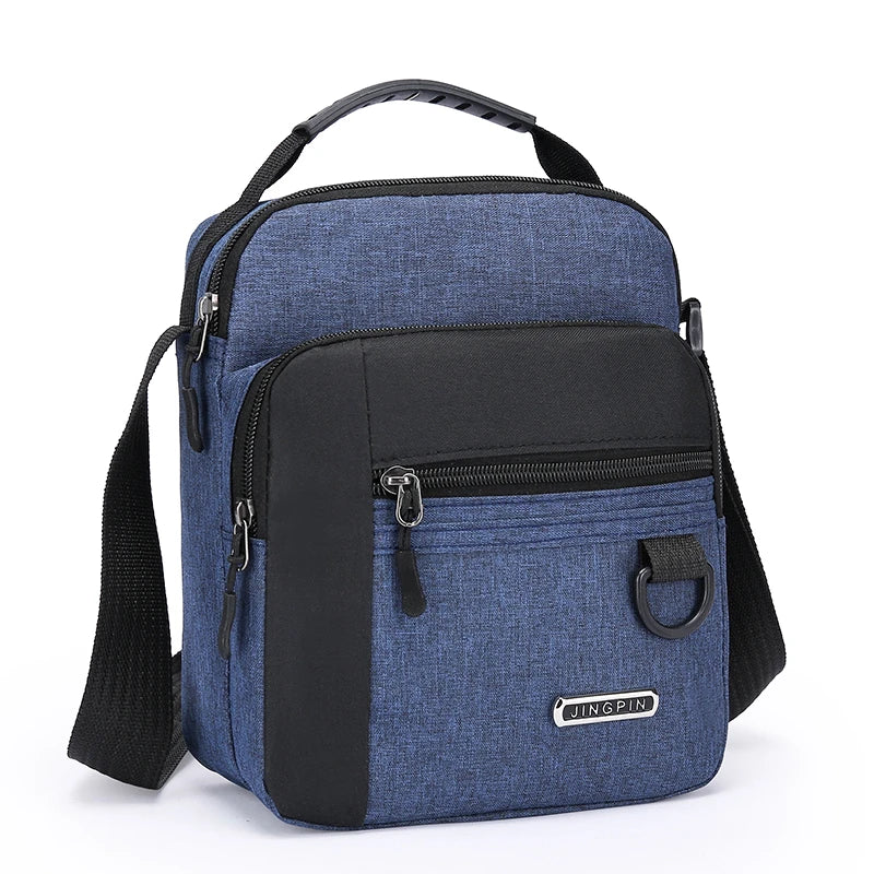 Unbranded Large Capacity Shoulder Bag for Men - Waterproof and Wear Resistant with Multiple Pockets-Unbranded Large Capacity Shoulder Bag for Men - Waterproof and Wear Resistant with Multiple Pockets