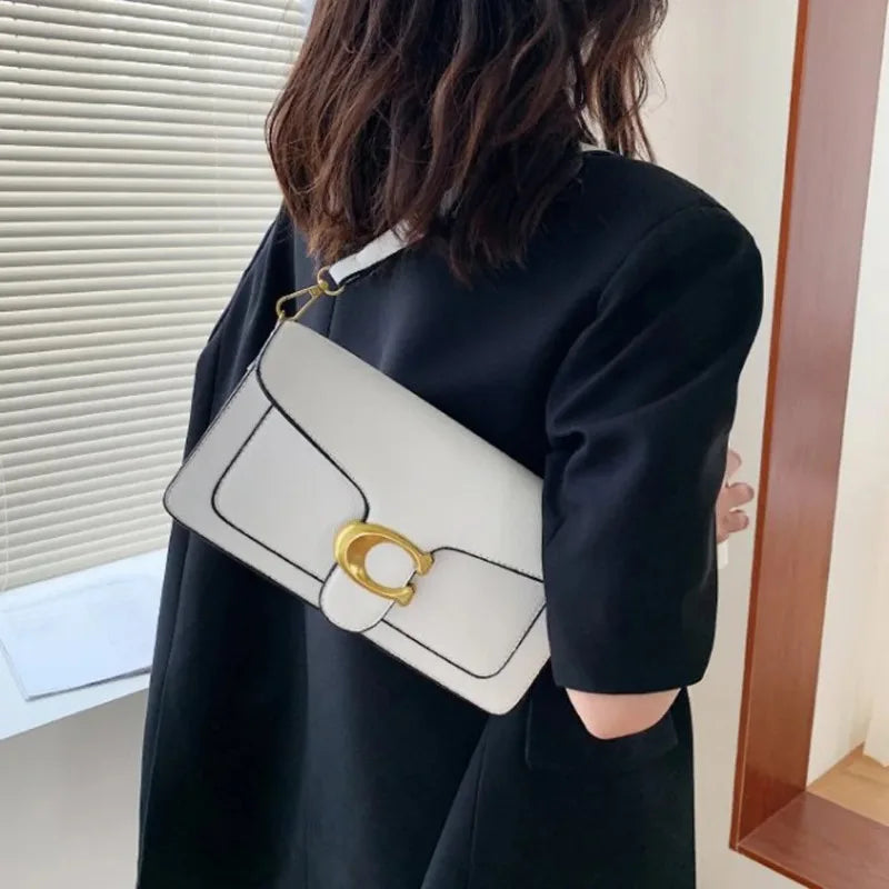 PU Crossbody Bag For Women With Double Straps Small Square Satchel Purse For Everyday Use-PU Crossbody Bag For Women With Double Straps Small Square Satchel Purse For Everyday Use
