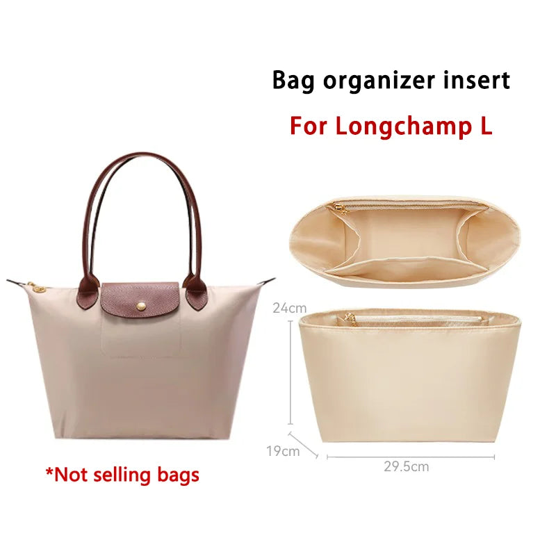 Havredeluxe Bag Organizer Insert For Longchamp Nylon Bag - Lightweight Durable Interior Storage-Havredeluxe Bag Organizer Insert For Longchamp Nylon Bag - Lightweight Durable Interior Storage