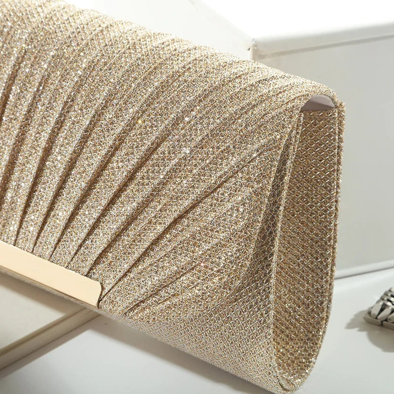 None European And American Sequined Evening Bag For Weddings Women Chain Shoulder Strap Clutch - Chain Shoulder Strap-None European And American Sequined Evening Bag For Weddings Women Chain Shoulder Strap Clutch - Chain Shoulder Strap