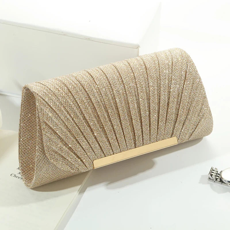 None European And American Sequined Evening Bag For Weddings Women Chain Shoulder Strap Clutch - Chain Shoulder Strap-None European And American Sequined Evening Bag For Weddings Women Chain Shoulder Strap Clutch - Chain Shoulder Strap