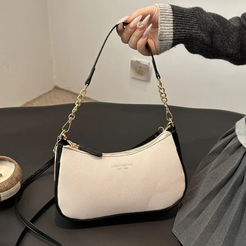 Yogodlns Crossbody Bag For Women - Adjustable Strap Crescent Shoulder PU Leather Zipper Closure-Yogodlns Crossbody Bag For Women - Adjustable Strap Crescent Shoulder PU Leather Zipper Closure