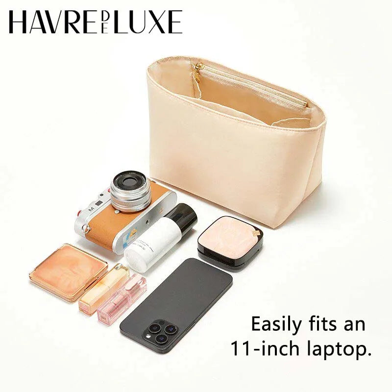 Havredeluxe Bag Organizer Insert For Longchamp Nylon Bag - Lightweight Durable Interior Storage-Havredeluxe Bag Organizer Insert For Longchamp Nylon Bag - Lightweight Durable Interior Storage