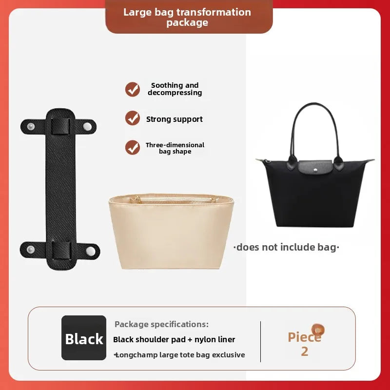 Havredeluxe Bag Organizer Insert For Longchamp Nylon Bag - Lightweight Durable Interior Storage-Havredeluxe Bag Organizer Insert For Longchamp Nylon Bag - Lightweight Durable Interior Storage