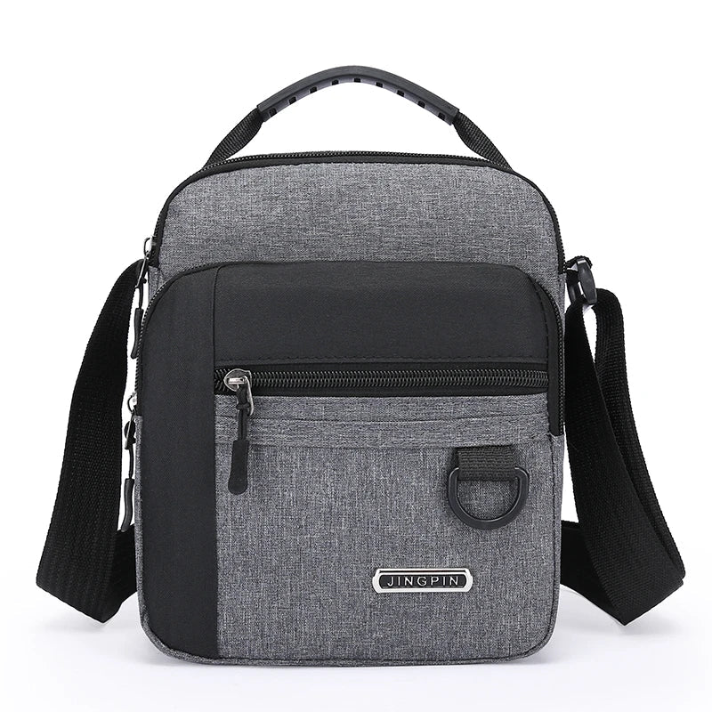 Unbranded Large Capacity Shoulder Bag for Men - Waterproof and Wear Resistant with Multiple Pockets-Unbranded Large Capacity Shoulder Bag for Men - Waterproof and Wear Resistant with Multiple Pockets