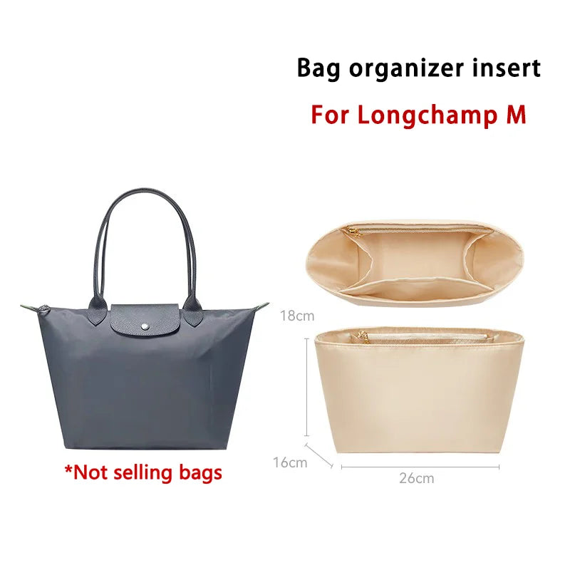 Havredeluxe Bag Organizer Insert For Longchamp Nylon Bag - Lightweight Durable Interior Storage-Havredeluxe Bag Organizer Insert For Longchamp Nylon Bag - Lightweight Durable Interior Storage