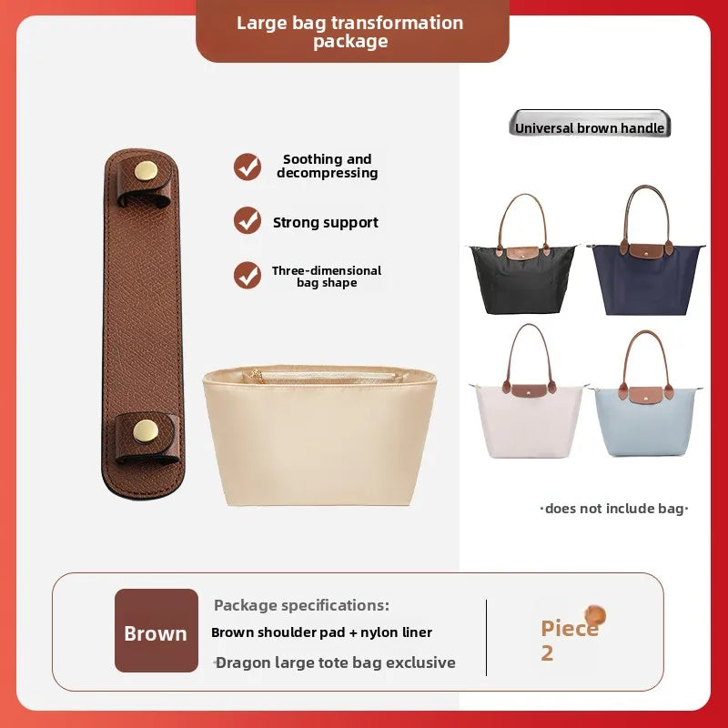 Havredeluxe Bag Organizer Insert For Longchamp Nylon Bag - Lightweight Durable Interior Storage-Havredeluxe Bag Organizer Insert For Longchamp Nylon Bag - Lightweight Durable Interior Storage