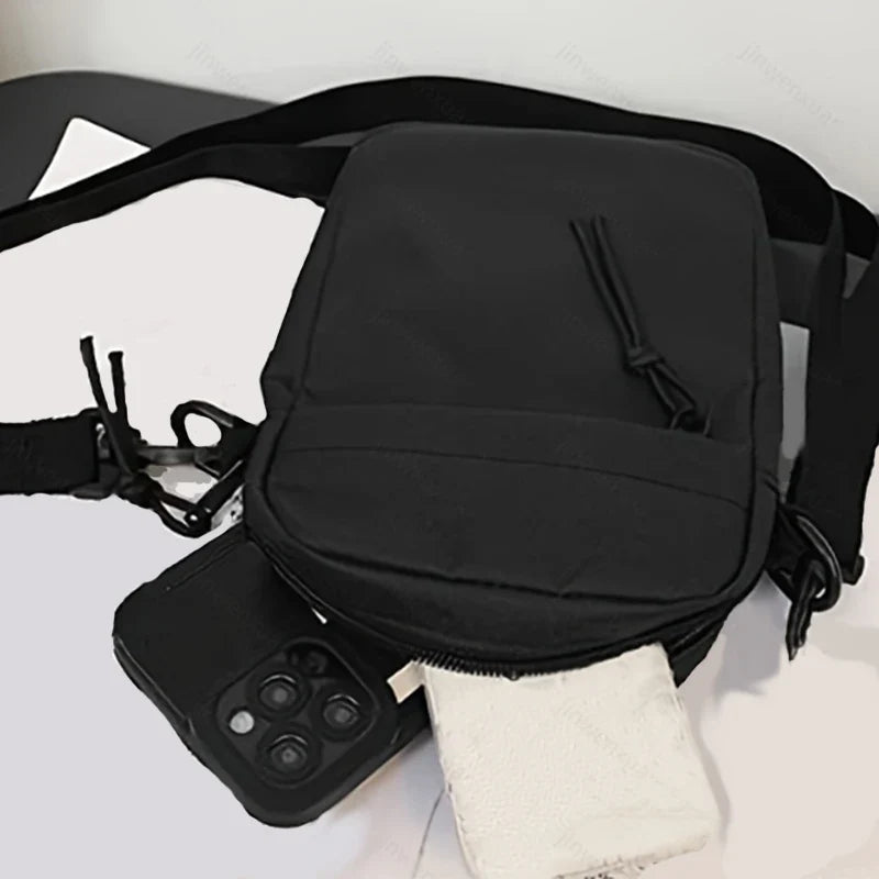 Unbranded Unisex Single Shoulder Crossbody Bag - Lightweight Nylon Construction For Everyday Use-Unbranded Unisex Single Shoulder Crossbody Bag - Lightweight Nylon Construction For Everyday Use