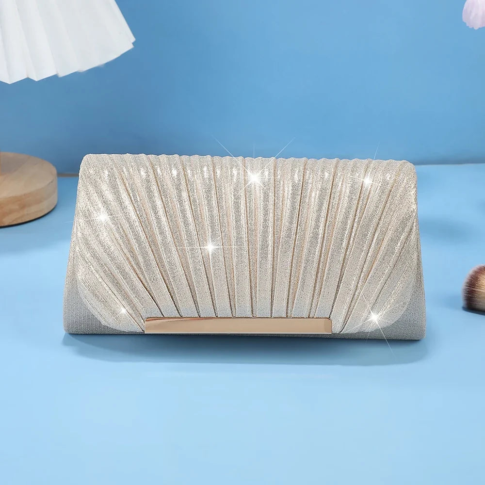 None European And American Sequined Evening Bag For Weddings Women Chain Shoulder Strap Clutch - Chain Shoulder Strap-None European And American Sequined Evening Bag For Weddings Women Chain Shoulder Strap Clutch - Chain Shoulder Strap