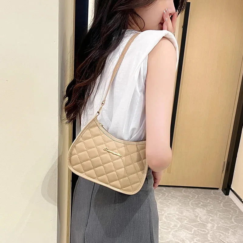 Other Ladies Retro Shoulder Bag Crossbody Half Moon PU Leather - PU Exterior With Polyester Lining-Other Ladies Retro Shoulder Bag Crossbody Half Moon PU Leather - PU Exterior With Polyester Lining