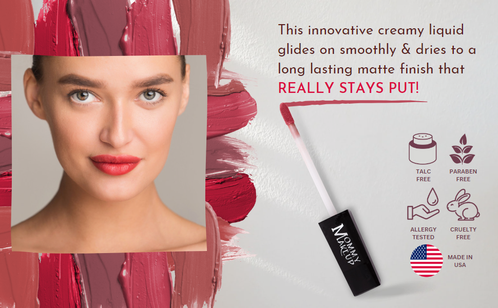 Rosebud Stay Put Matte Lip Cream | Stunning Kiss-Proof Lipstick-Rosebud Stay Put Matte Lip Cream | Stunning Kiss-Proof Lipstick