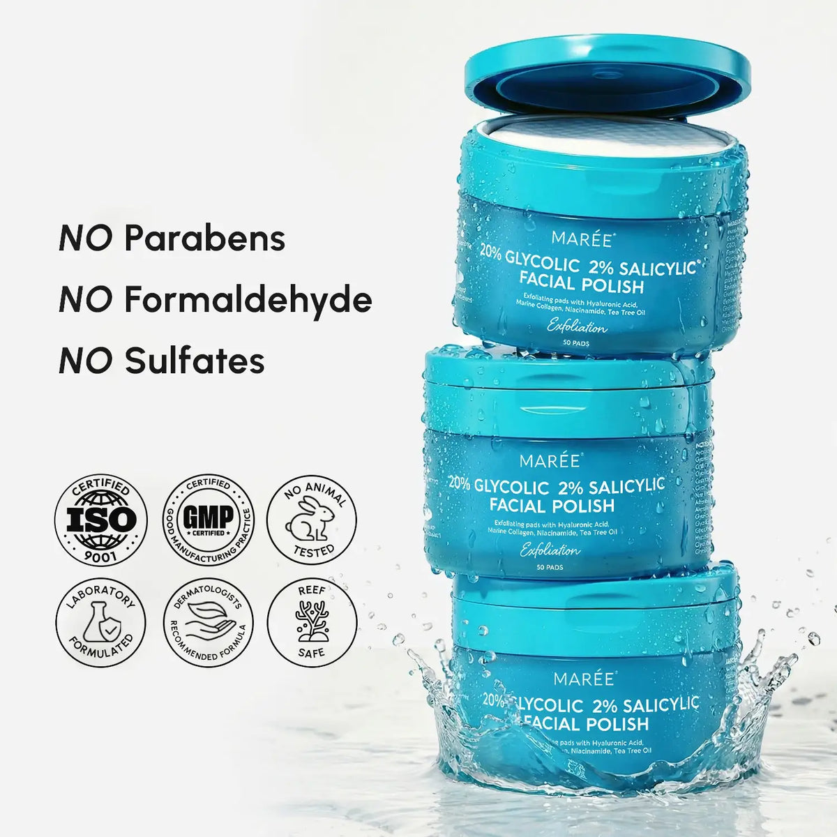 Glycolic & Salicylic Acid Peel Pads-Glycolic & Salicylic Acid Peel Pads