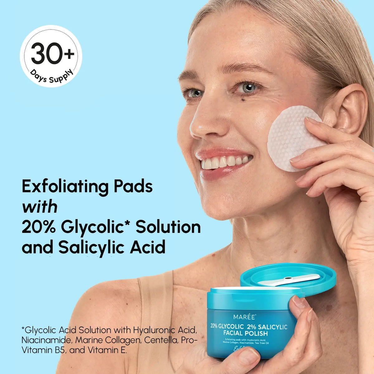Glycolic & Salicylic Acid Peel Pads-Glycolic & Salicylic Acid Peel Pads