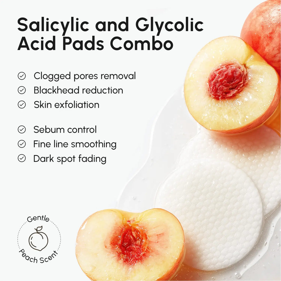 Glycolic & Salicylic Acid Peel Pads-Glycolic & Salicylic Acid Peel Pads
