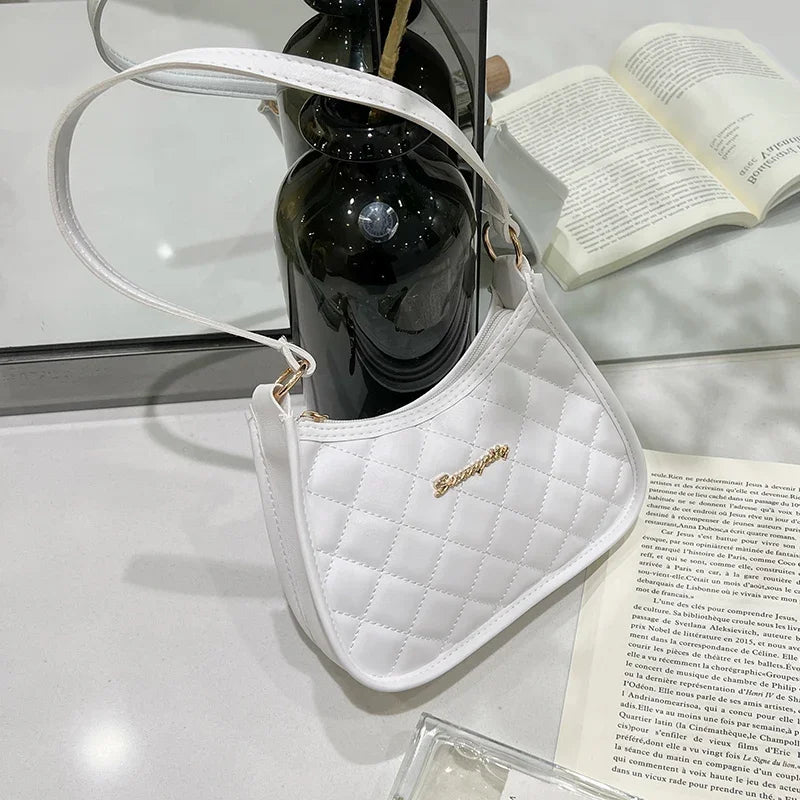 Other Ladies Retro Shoulder Bag Crossbody Half Moon PU Leather - PU Exterior With Polyester Lining-Other Ladies Retro Shoulder Bag Crossbody Half Moon PU Leather - PU Exterior With Polyester Lining