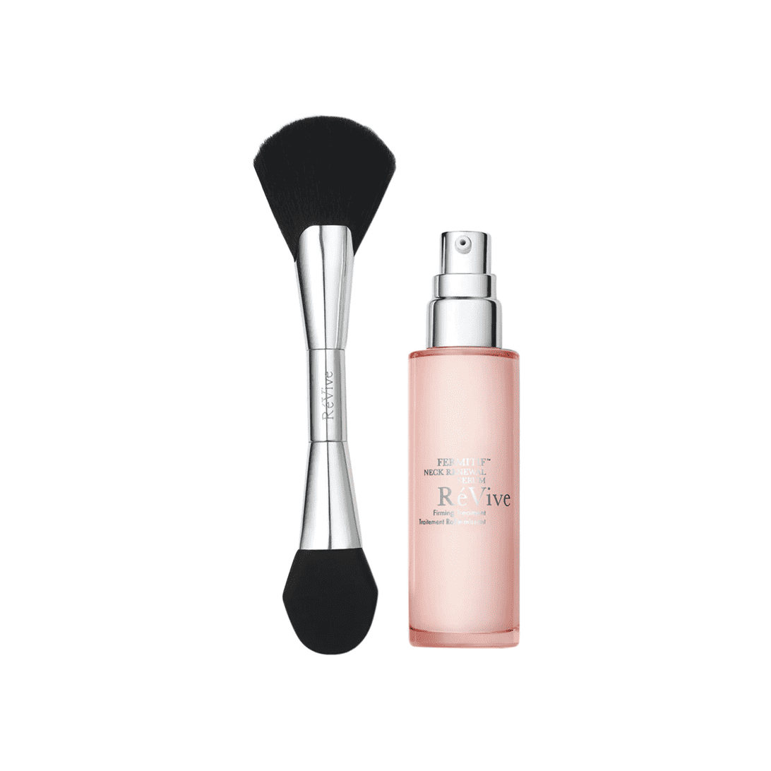 RéVive Fermitif Neck Serum + Dual Ended Applicator Brush 1.7 OZ-RéVive Fermitif Neck Serum + Dual Ended Applicator Brush 1.7 OZ