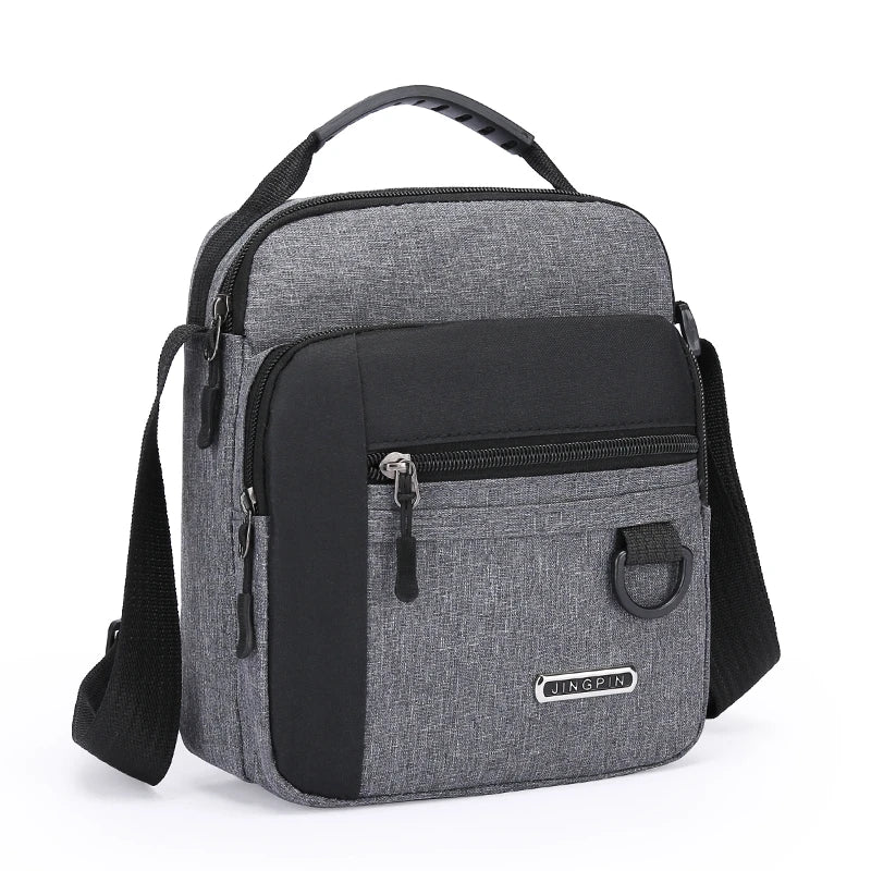 Unbranded Large Capacity Shoulder Bag for Men - Waterproof and Wear Resistant with Multiple Pockets-Unbranded Large Capacity Shoulder Bag for Men - Waterproof and Wear Resistant with Multiple Pockets
