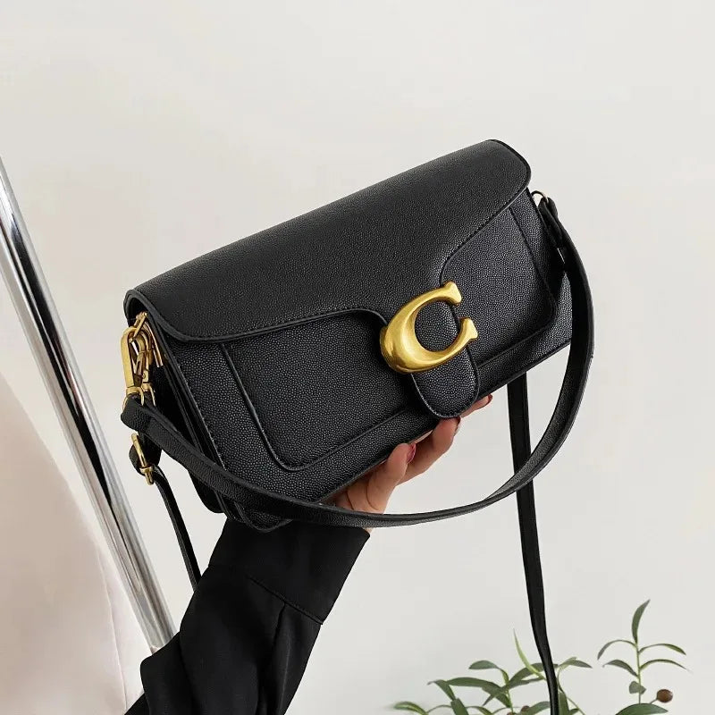 PU Crossbody Bag For Women With Double Straps Small Square Satchel Purse For Everyday Use-PU Crossbody Bag For Women With Double Straps Small Square Satchel Purse For Everyday Use