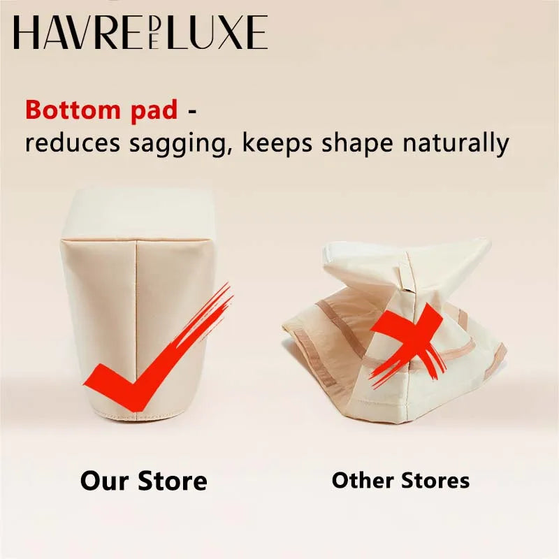 Havredeluxe Bag Organizer Insert For Longchamp Nylon Bag - Lightweight Durable Interior Storage-Havredeluxe Bag Organizer Insert For Longchamp Nylon Bag - Lightweight Durable Interior Storage
