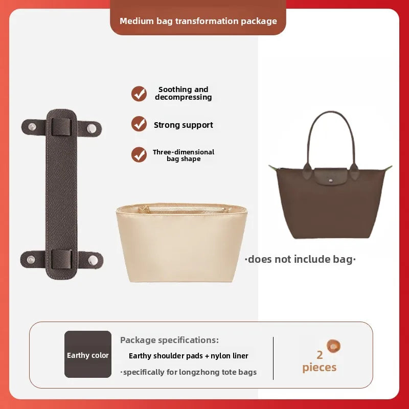 Havredeluxe Bag Organizer Insert For Longchamp Nylon Bag - Lightweight Durable Interior Storage-Havredeluxe Bag Organizer Insert For Longchamp Nylon Bag - Lightweight Durable Interior Storage