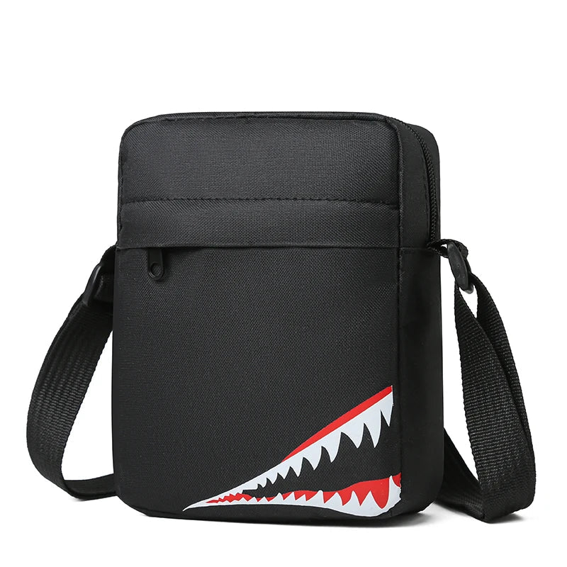 Unbranded Unisex Single Shoulder Crossbody Bag - Lightweight Nylon Construction For Everyday Use-Unbranded Unisex Single Shoulder Crossbody Bag - Lightweight Nylon Construction For Everyday Use