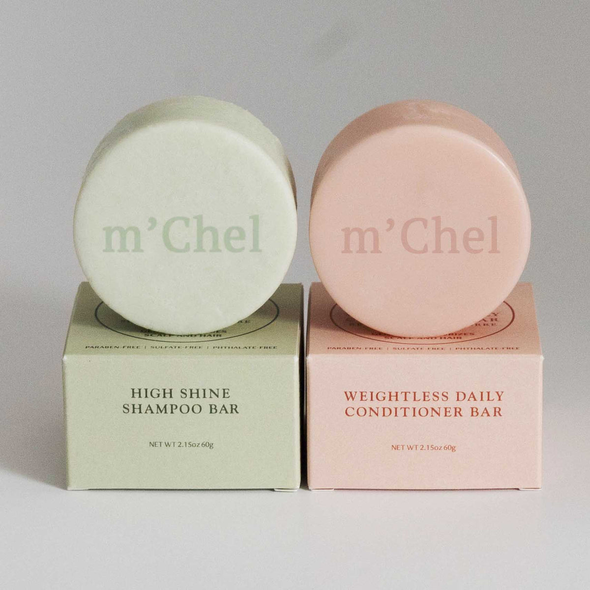 High Shine Shampoo + Weightless Daily Conditioner Bars Bundle-High Shine Shampoo + Weightless Daily Conditioner Bars Bundle