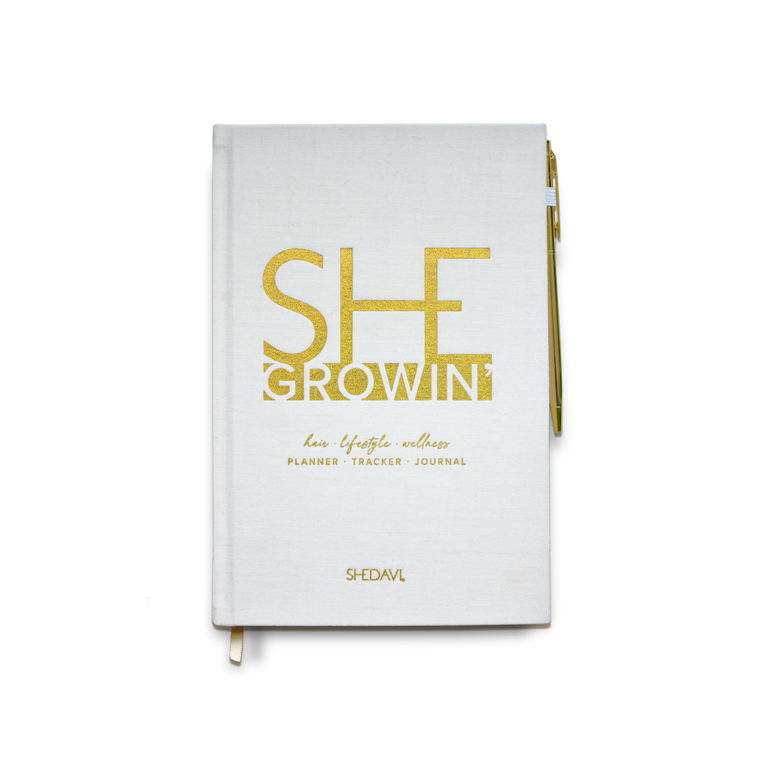 SheGrowin'™️ Planner. Tracker. Journal: Hair & Self Growth Undated Planner