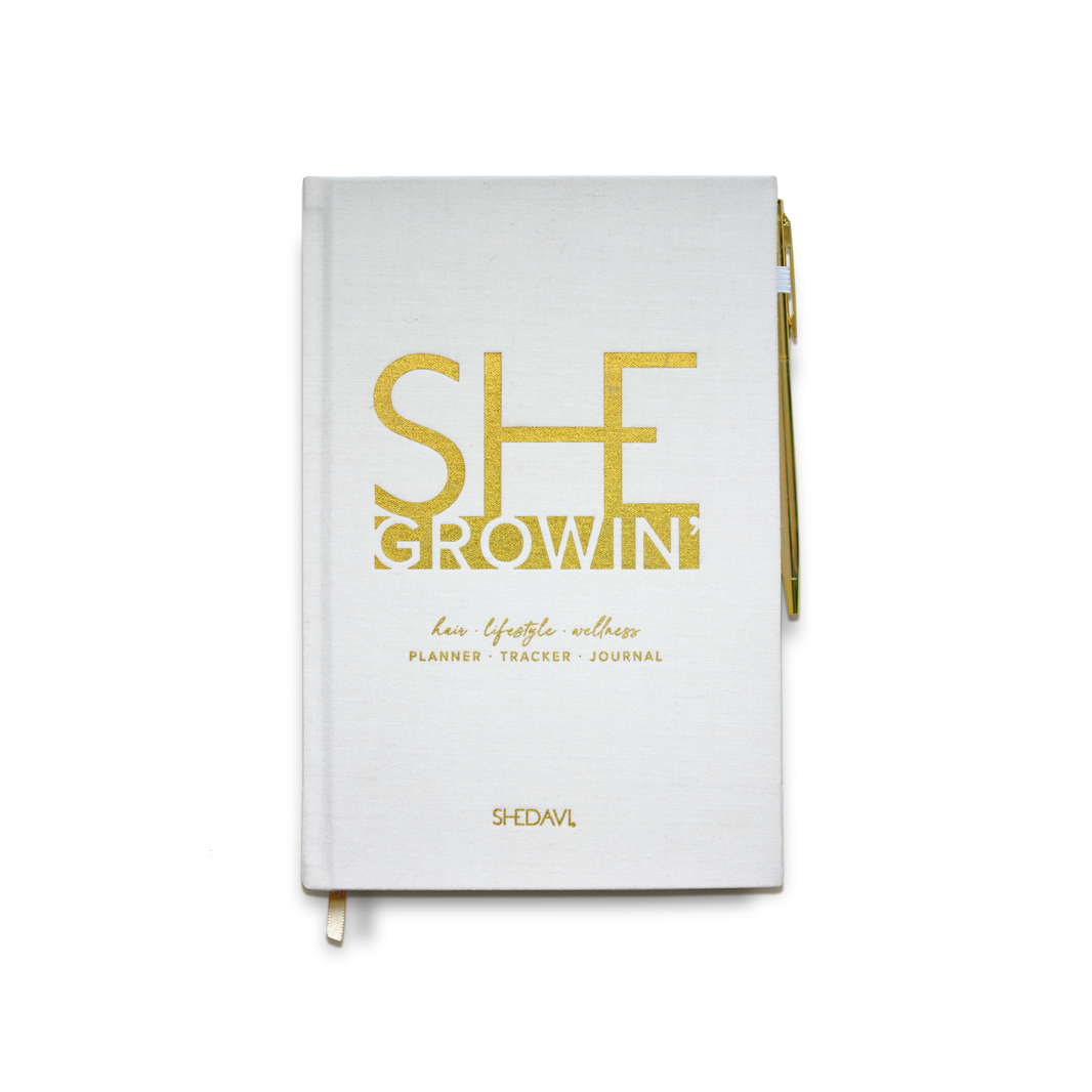 SheGrowin'™️ Planner. Tracker. Journal: Hair & Self Growth Undated Planner-SheGrowin'™️ Planner. Tracker. Journal: Hair & Self Growth Undated Planner