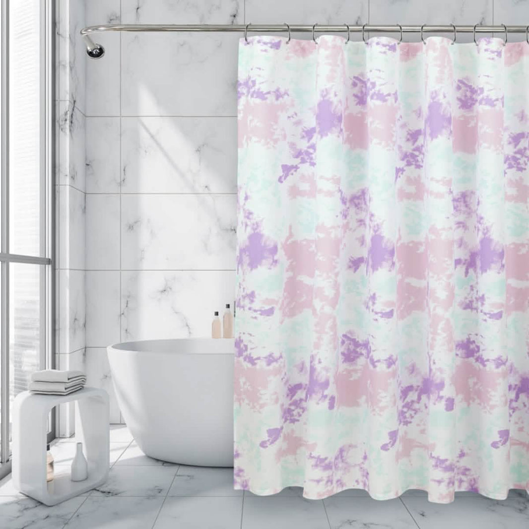 Royale Linens Double Brushed Microfber 1800 Thread Printed Shower Curtain-Royale Linens Double Brushed Microfber 1800 Thread Printed Shower Curtain