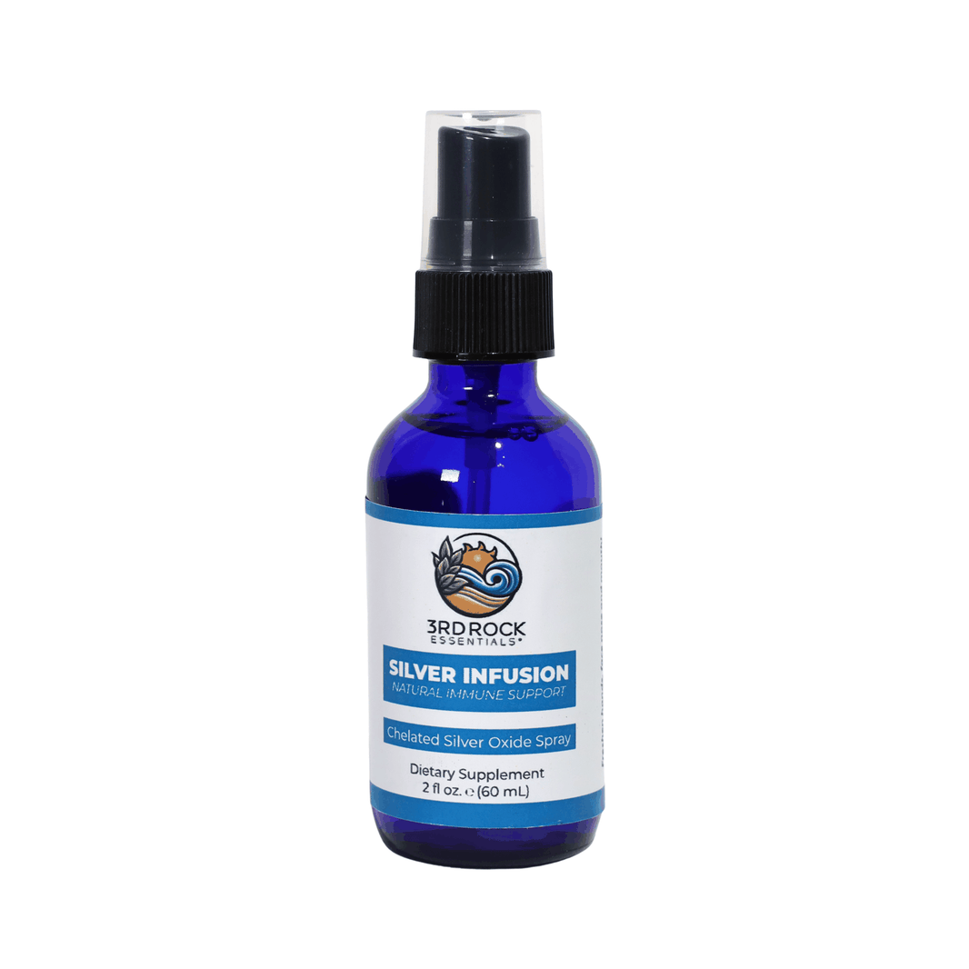 Silver Infusion 150 PPM Chelated Silver Oxide Supplement - 2 oz. Spray-Silver Infusion 150 PPM Chelated Silver Oxide Supplement - 2 oz. Spray