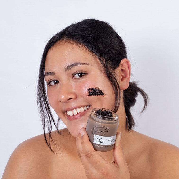 Face Scrub with Coffee + Rosehip Oil-Face Scrub with Coffee + Rosehip Oil