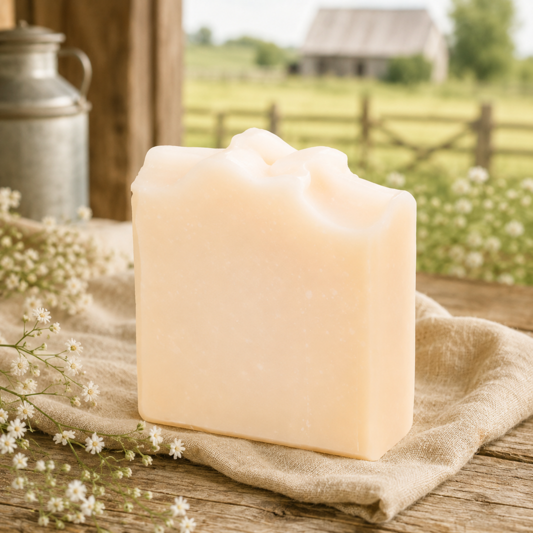 Soft + Gentle Buttermilk Soap Made for Sensitive Skin Fragrance Free Handmade Tallow and Goat Milk Soap Bar-Soft + Gentle Buttermilk Soap Made for Sensitive Skin Fragrance Free Handmade Tallow and Goat Milk Soap Bar