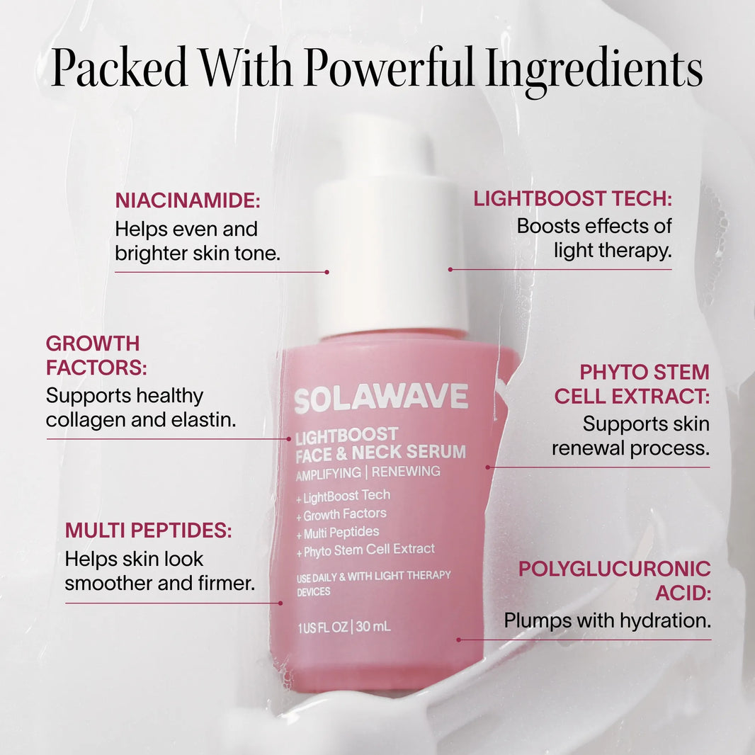 Light Therapy Boosting Face & Neck Serum-Light Therapy Boosting Face & Neck Serum