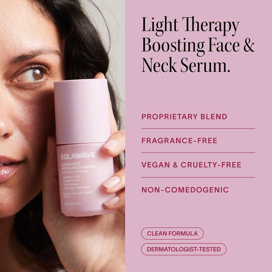 Light Therapy Boosting Face & Neck Serum-Light Therapy Boosting Face & Neck Serum