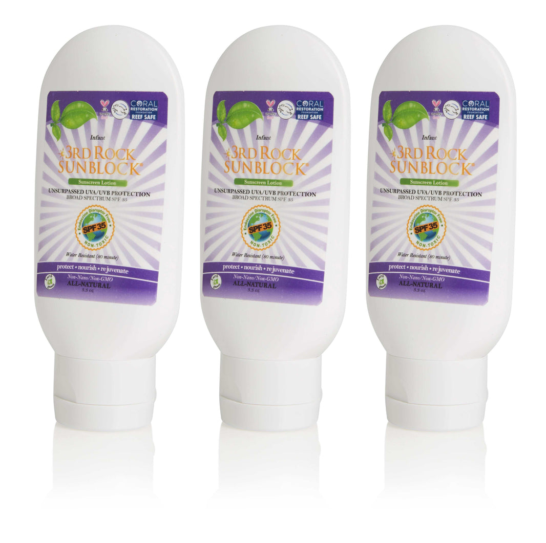 3rd Rock Sunblock® For Infants - All Natural Infant Sunscreen - Zinc Oxide SPF 35-3rd Rock Sunblock® For Infants - All Natural Infant Sunscreen - Zinc Oxide SPF 35