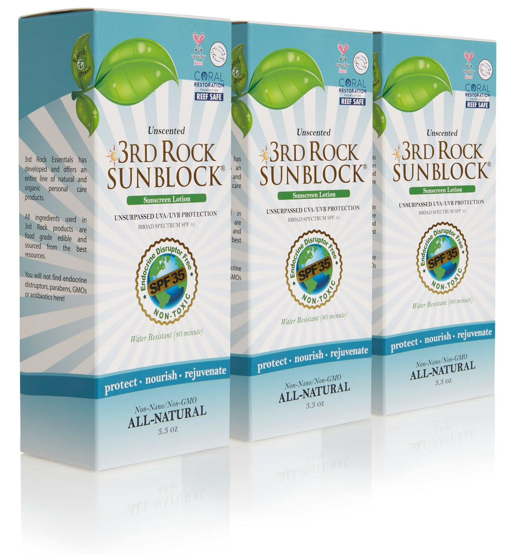 3rd Rock Sunblock® Sunscreen Lotion - Unscented - Zinc Oxide SPF 35-3rd Rock Sunblock® Sunscreen Lotion - Unscented - Zinc Oxide SPF 35