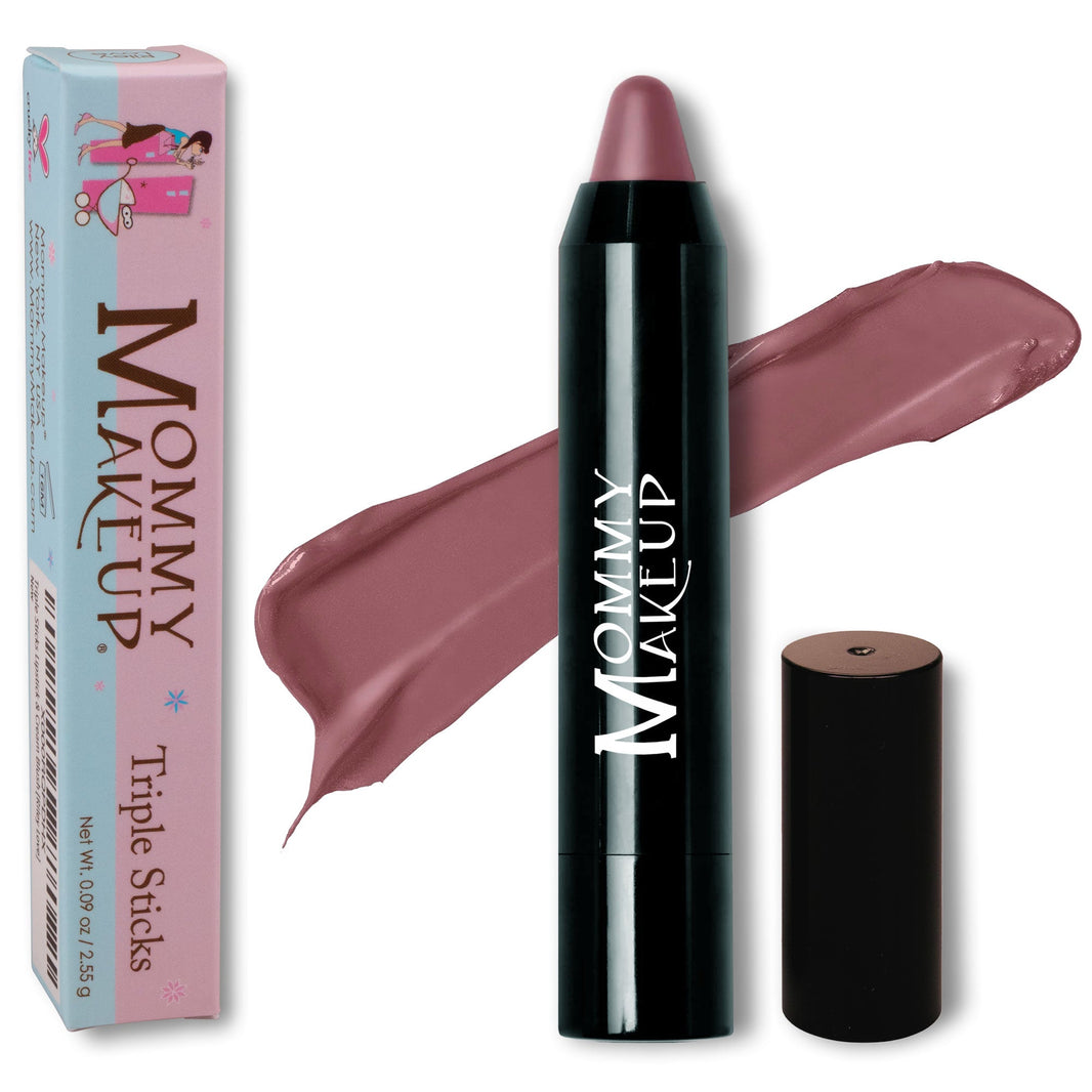 Triple Sticks Lipstick, Cream Blush, and Treatment in Toasted Berry-Triple Sticks Lipstick, Cream Blush, and Treatment in Toasted Berry