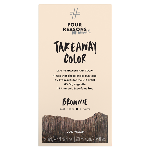 Fragrance Free Hair Color Brownie - 5.35 Deep warm brown-Fragrance Free Hair Color Brownie - 5.35 Deep warm brown