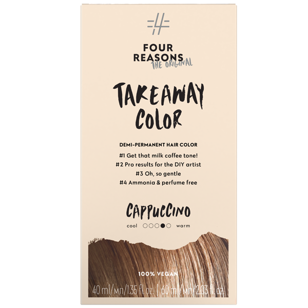 Fragrance Free Hair Color Cappuccino - 7.35 Warm light brown-Fragrance Free Hair Color Cappuccino - 7.35 Warm light brown