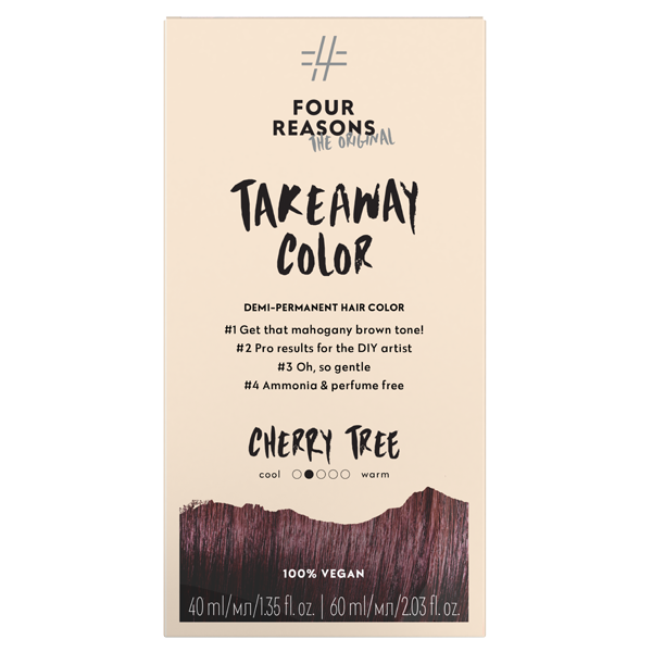 Fragrance Free Hair Color Cherry Tree - 5.52 Mahogany brown-Fragrance Free Hair Color Cherry Tree - 5.52 Mahogany brown
