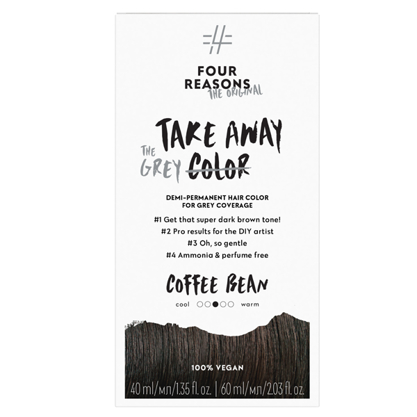 Fragrance Free Hair Color Coffee Bean - 3.0 Blackish brown with gray coverage-Fragrance Free Hair Color Coffee Bean - 3.0 Blackish brown with gray coverage