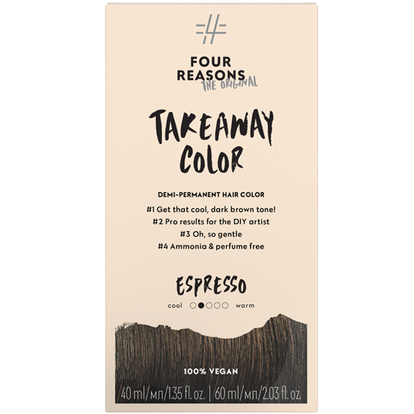 Fragrance Free Hair Color Espresso - 4.1 Cool dark brown-Fragrance Free Hair Color Espresso - 4.1 Cool dark brown