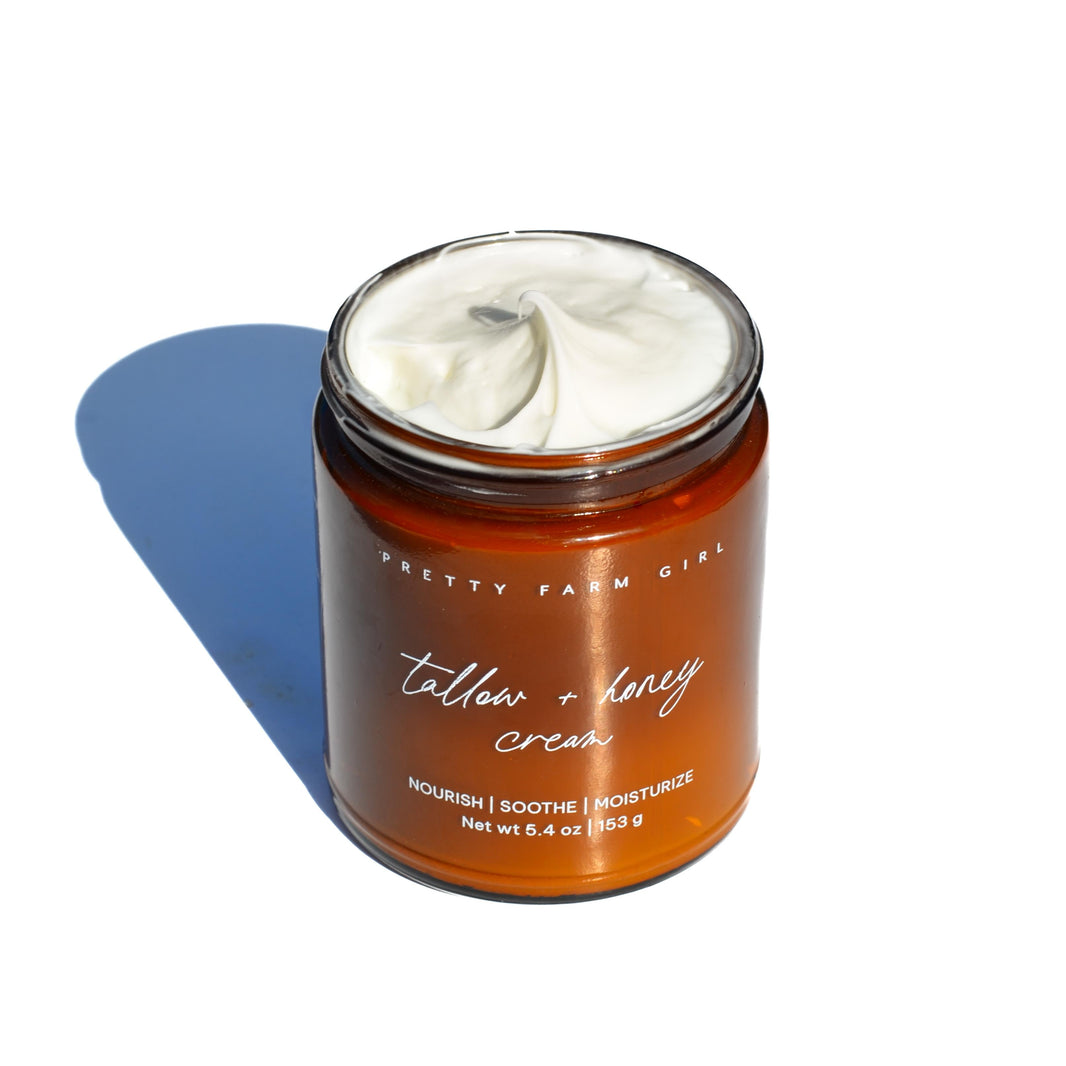 Fragrance Free Tallow + Honey Cream for Sensitive Skin-Fragrance Free Tallow + Honey Cream for Sensitive Skin